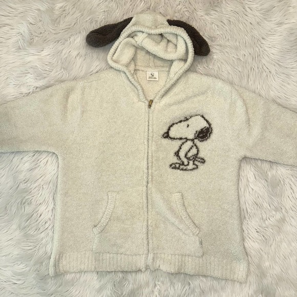 Gelato Pique x SNOOPY Peanuts Jacquard Hoodie Full Zip Fleece Sweatshirt - Picture 7 of 13